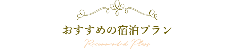 おすすめの宿泊プラン